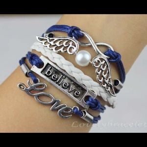 Believe Love infinity bracelet